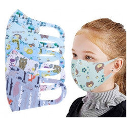 Masque respiratoire coton lavable enfant reutilisable livre sans filtre mrlavf anti poussiere pollution ECLATS DESTOCKAGE
