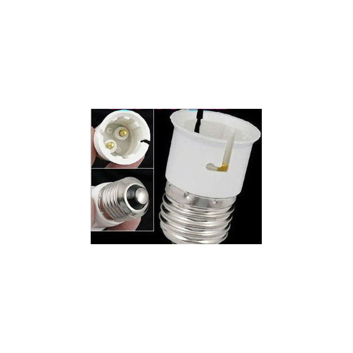 Adaptateur e27 a b22 convertisseur douille lampe ampoule led adaptation culot 12v 24v 48v 220v ECLATS DESTOCKAGE