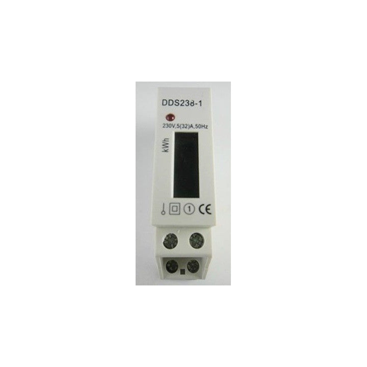 Compteur energie electrique monophase dds238 wattmetre rail din 220v indicateur consommation ECLATS DESTOCKAGE