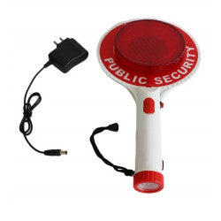Baton clignotant rouge signaux d arret portatifs avertissement de trafic JW080 batterie rechargeable - ECLATS DESTOCKAGE