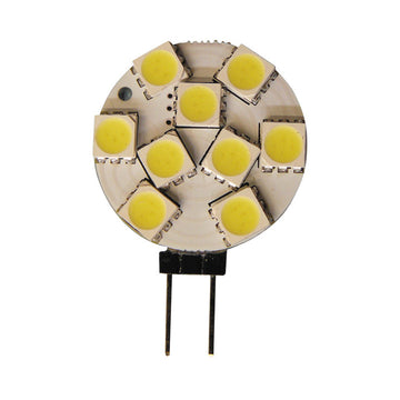 Ampoule led 12v culot g4 9 led smd blanc 25mm lumiere lampe eclairage bulb lamp - ECLATS DESTOCKAGE