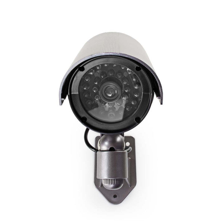 Camera video etanche ir factice coffre pvc DUMCB40GY imitation metal led rouge magasin - ECLATS DESTOCKAGE