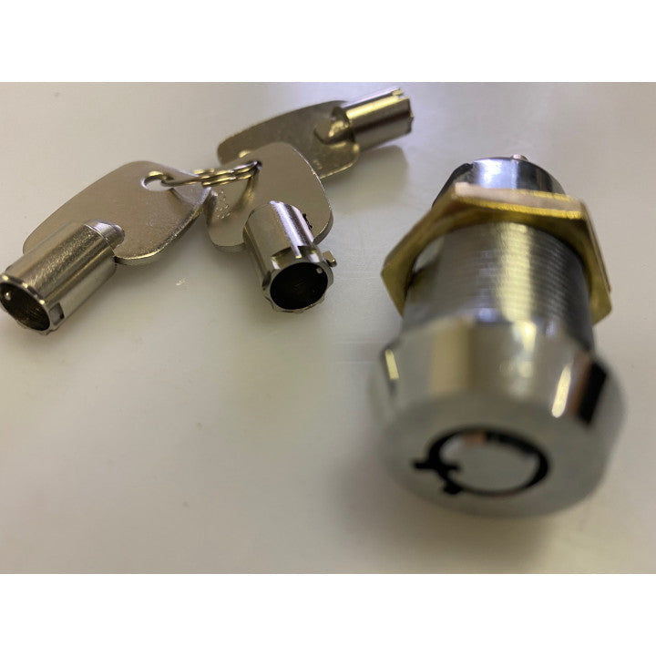 Serrure electrique ON ON interrupteur marche arret 45 degre commutateur 4 plots 3 clefs rondes code 3333 ECLATS DESTOCKAGE