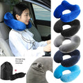 Coussin gonflable en u pour repos du cou en voyage avion loisir voiture bus ECLATS DESTOCKAGE