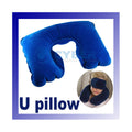 Coussin gonflable en u pour repos du cou en voyage avion loisir voiture bus ECLATS DESTOCKAGE