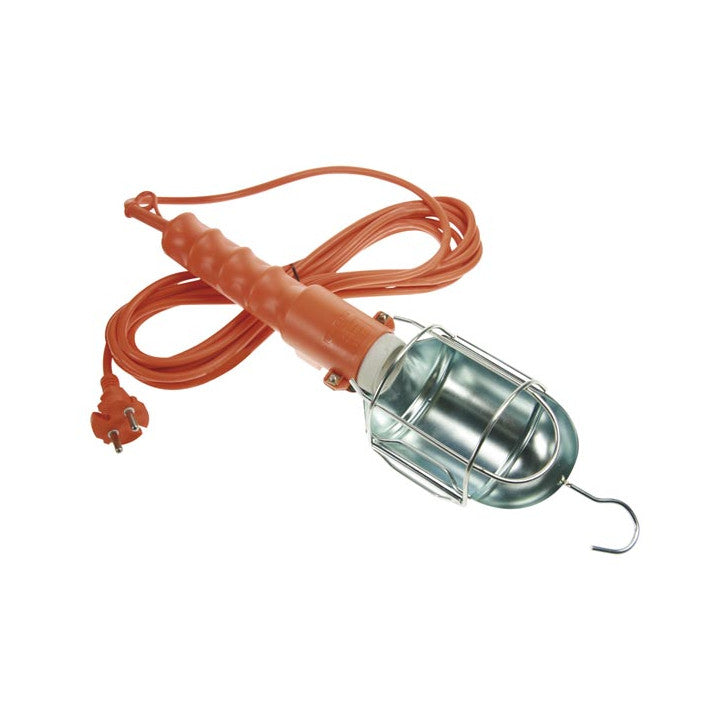 Baladeuse etanche grille métallique 5m 60w maxi eclairage reflecteur aluminium alu ewl06 ewl06n ECLATS DESTOCKAGE