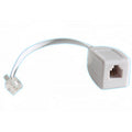Parafoudre telephonique 1 ligne rj11 tel fax/modem compatible rj12 parasurtenseur parasurtension ECLATS DESTOCKAGE