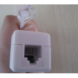 Parafoudre telephonique 1 ligne rj11 tel fax/modem compatible rj12 parasurtenseur parasurtension ECLATS DESTOCKAGE