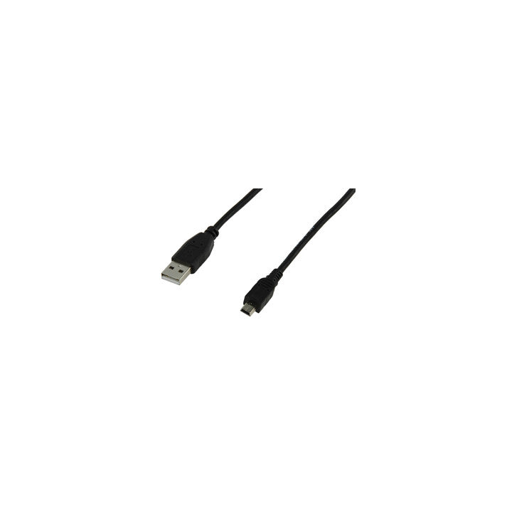 Cable usb 2.0 a 5p haut débit a mâle 5 broches 1.80 m cable 161 mini usb 5pins vitesse 2.0 noir - ECLATS DESTOCKAGE