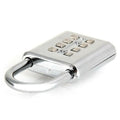 Cadenas antivols 25mm combinaison 4 chiffres code numero fermeture ouverture securisee fd 6038a ECLATS DESTOCKAGE
