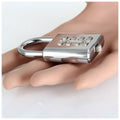 Cadenas antivols 25mm combinaison 4 chiffres code numero fermeture ouverture securisee fd 6038a ECLATS DESTOCKAGE