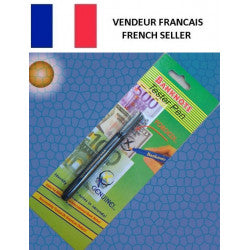 Stylo feutre detecteur testeur faux billet euro detector detection usd 14 devises - ECLATS DESTOCKAGE