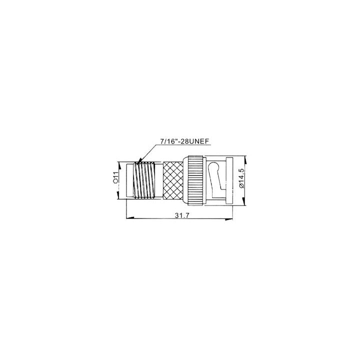 Adaptateur bnc mâle vers tnc femelle bnc16 raccord coaxial 5410329311612 - ECLATS DESTOCKAGE