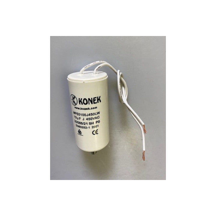 Condensateur electrique cbb60 condo fil 10mf 10 mf micro farad cbb60 450v cable demarrage moteur ECLATS DESTOCKAGE