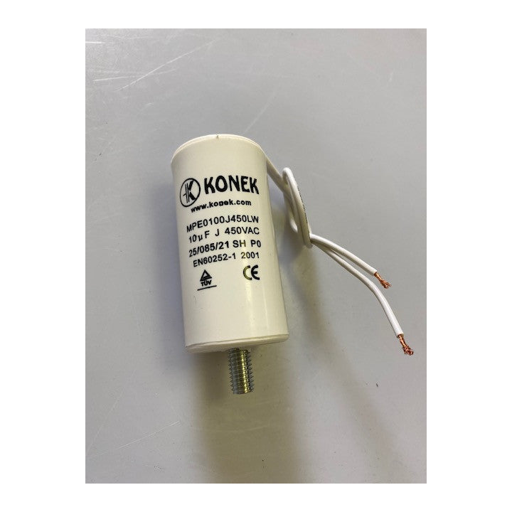Condensateur electrique cbb60 condo fil 10mf 10 mf micro farad cbb60 450v cable demarrage moteur ECLATS DESTOCKAGE
