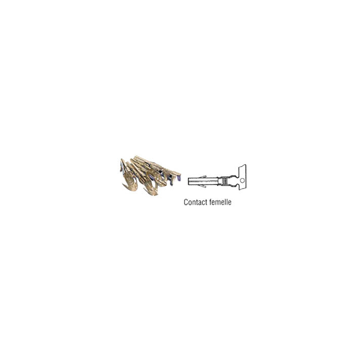 10 contacts a griffe femelle pour connecteur type he 15 coamp926893-1 - ECLATS DESTOCKAGE