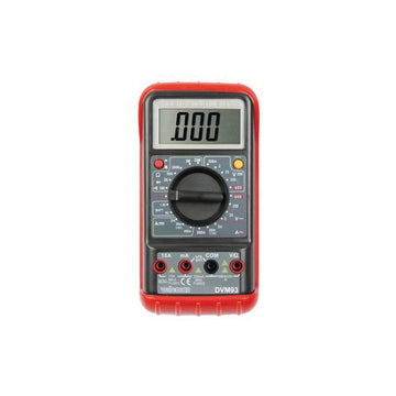 Multimetre numerique lcd 3 1 2 24 gammes 10a test diode transistor continuite dvm93 courant tension ECLATS DESTOCKAGE