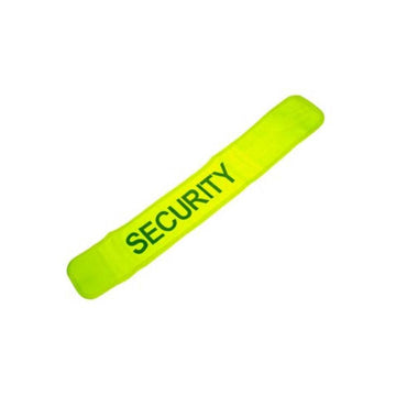 Brassard jaune fluo en471 securite routiere velcro haute visibilite sfby1 protection bras - ECLATS DESTOCKAGE