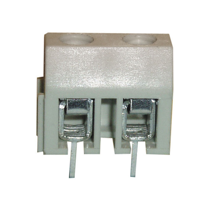 Bornier secteur a vis 2 plots borne 2 poles au pas de 7.5mm screwl02 velleman ECLATS DESTOCKAGE