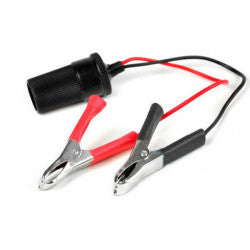 Adaptateur plugc15 pour fiche allume cigare 12v avec 2 pinces pour batterie - ECLATS DESTOCKAGE