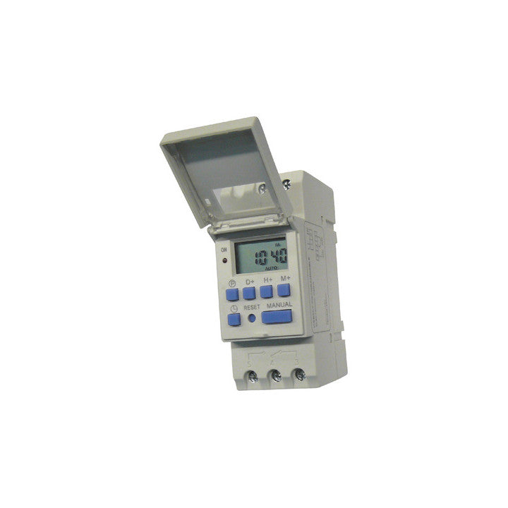 Programmateur 220v 2200w interrupteur horaire rail din thc15a horloge hebdomadaire minuterie 230v ECLATS DESTOCKAGE