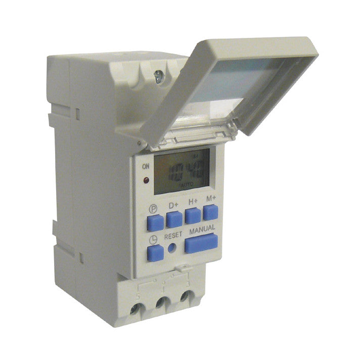 Programmateur 220v 2200w interrupteur horaire rail din thc15a horloge hebdomadaire minuterie 230v ECLATS DESTOCKAGE