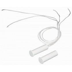 Contact nf encastre 9mm blanc 4 fils detecteur ouverture capteur magnetique pour alarme ECLATS DESTOCKAGE