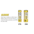 Pile electrique 12v a23 lr23 gp23 gp23a 23a 23ac e23a mn21 ms21 b12va vr22 telecommande gp23gac ECLATS DESTOCKAGE