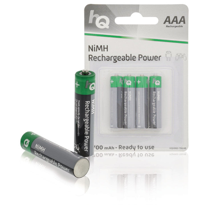 4 batteries rechargeables nimh lr3 aaa 700mah 1.2v lr03 hq nimh aaa 01 accu accumulateur 700/4b ECLATS DESTOCKAGE