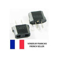 Adaptateur voyage prise us canada secteur france euro convertisseur/americain japon usa etats unis ECLATS DESTOCKAGE