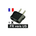 Adaptateur voyage prise us canada secteur france euro convertisseur/americain japon usa etats unis ECLATS DESTOCKAGE