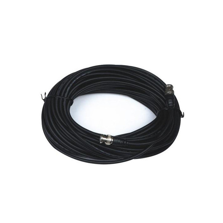 Cordon coaxial 75 ohm 20m bnc mâle vers bnc mâle cable video surveillance securite ECLATS DESTOCKAGE