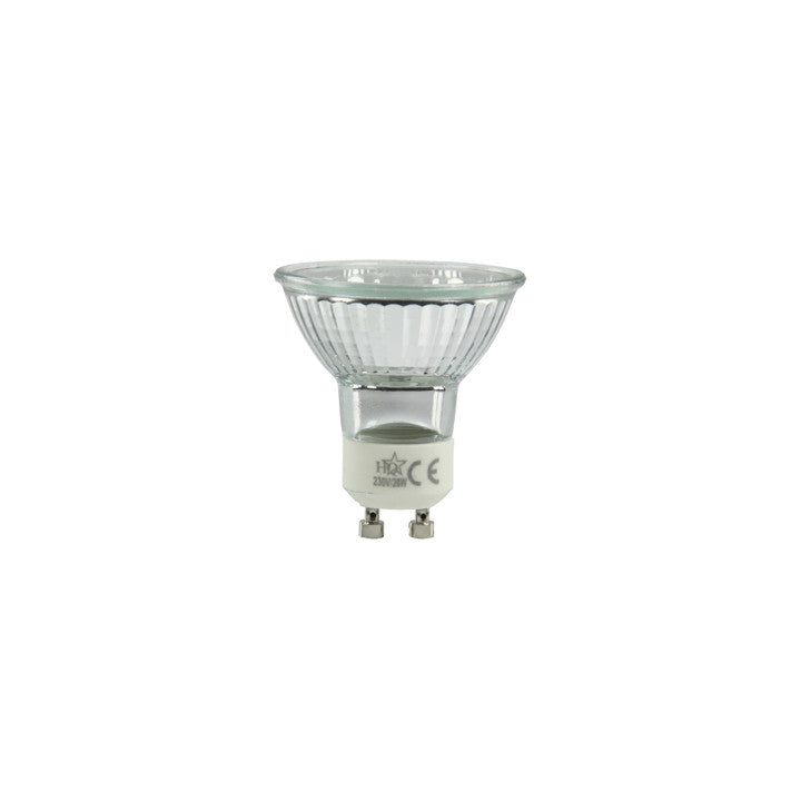 1 ampoule halogene gu10 28w (35w) 220v h blanc chaud 2700k eclairage lumiere spot 230v 240v ECLATS DESTOCKAGE