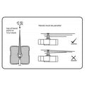 Mecanisme horloge a quartz a pile wcm1 axe 12mm sans aiguilles clip fixation murale velleman ECLATS DESTOCKAGE