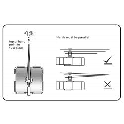 Mecanisme horloge a quartz a pile wcm1 axe 12mm sans aiguilles clip fixation murale velleman ECLATS DESTOCKAGE