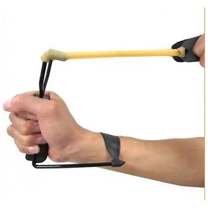 Elastique pour Lance pierre fronde 10m repose bras lance billes de peinture poignee ergonomique pliable poignet orthèse - ECLATS DESTOCKAGE