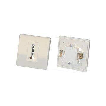 Prise murale telephonique encastree fiches telephone francaise encastrable ECLATS DESTOCKAGE