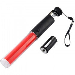Baton lumineux 26cm torche Eclairage led lumiere rouge circulation route aeroport ECLATS DESTOCKAGE