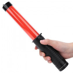 Baton lumineux 26cm torche Eclairage led lumiere rouge circulation route aeroport ECLATS DESTOCKAGE