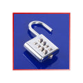 Cadenas antivols 25mm combinaison 4 chiffres code numero fermeture ouverture securisee fd 6038a ECLATS DESTOCKAGE