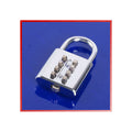 Cadenas antivols 25mm combinaison 4 chiffres code numero fermeture ouverture securisee fd 6038a ECLATS DESTOCKAGE