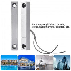 Contact nf detecteur ouverture magnetique contacteur alarme capteur saillie blanc bsi-2041 blanc - ECLATS DESTOCKAGE