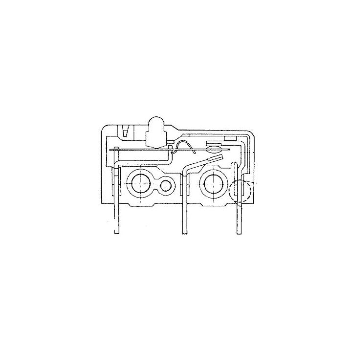 Micro interrupteur contact autoprotection 3a 5a 220v 250v long levier micro switch ms5 l autoprotege - ECLATS DESTOCKAGE