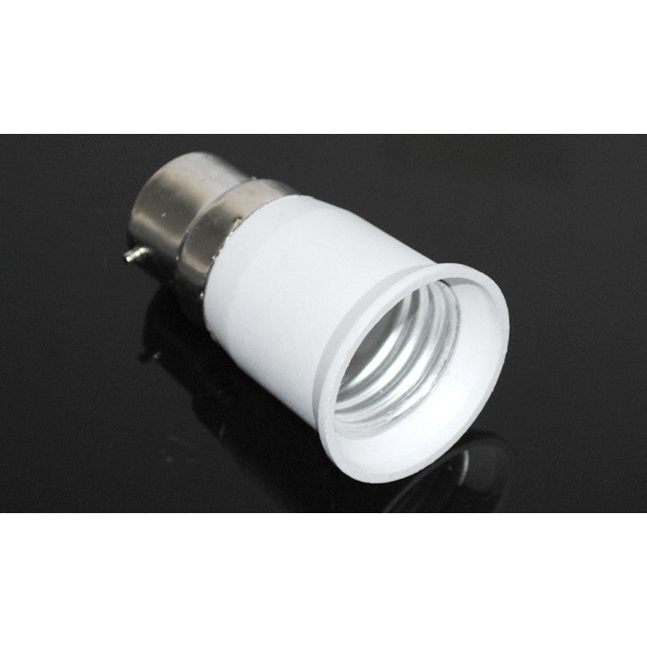 Adaptateur convertisseur b22 a e27 douille lampe ampoule led adaptation culot 12v 24v 48v 220v ECLATS DESTOCKAGE