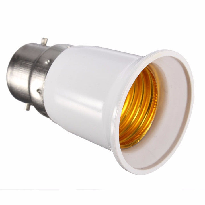 Adaptateur convertisseur b22 a e27 douille lampe ampoule led adaptation culot 12v 24v 48v 220v ECLATS DESTOCKAGE