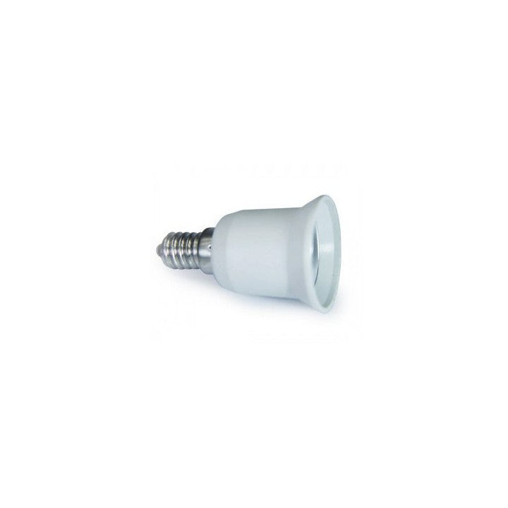 Adaptateur convertisseur e14 a e27 douille lampe ampoule led adaptation culot 12v 24v 48v 220v ECLATS DESTOCKAGE