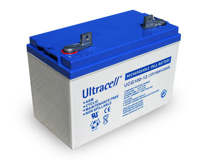 Accumulateur 12v 100ah plomb rechargeable batterie agm solaire accu etanche 100a eolienne - ECLATS DESTOCKAGE