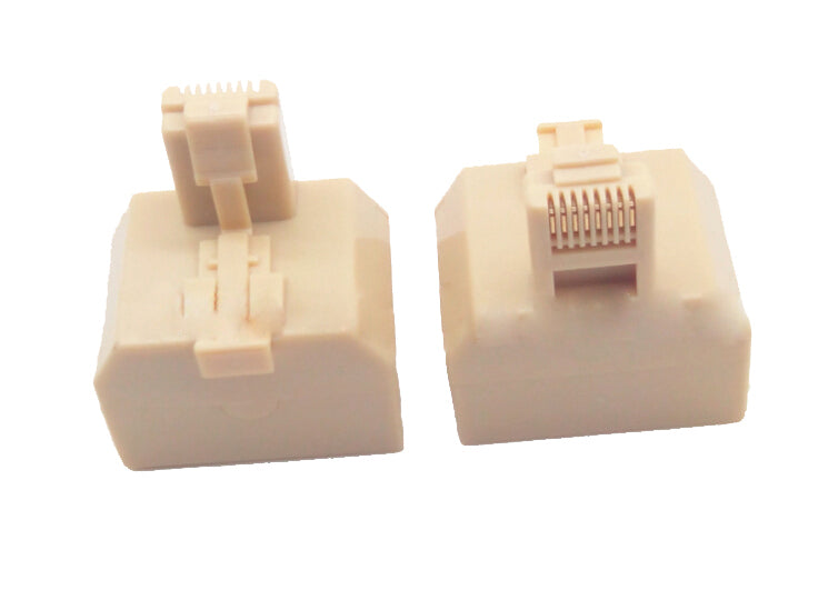 Adaptateur 8p8c rj45 Male 2 x rj45 femelle doubleur dedoubleur modulaire ECLATS DESTOCKAGE