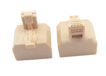 Adaptateur 8p8c rj45 Male 2 x rj45 femelle doubleur dedoubleur modulaire ECLATS DESTOCKAGE