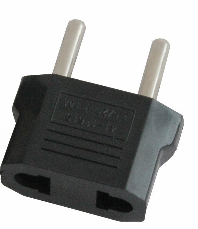 Adaptateur Adapteur Chargeur secteur prise AU/US à EU europe AC socket FR Noir - ECLATS DESTOCKAGE